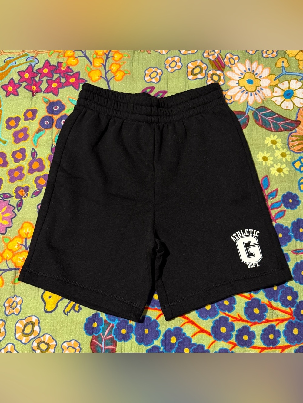 Gap Kids Black Athletic 'G' Logo Shorts